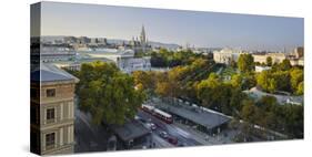 Parliament, City Hall, Burgtheater, Volksgarten, Ringstra§e, 1st District, Vienna, Austria-Rainer Mirau-Stretched Canvas