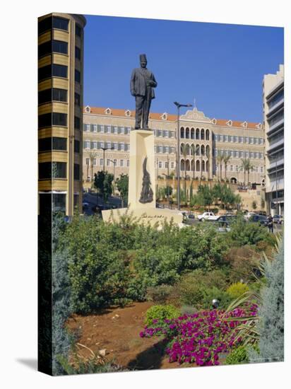 Parliament, Grand Serail, Beirut, Lebanon, Middle East, North Africa-Charles Bowman-Stretched Canvas