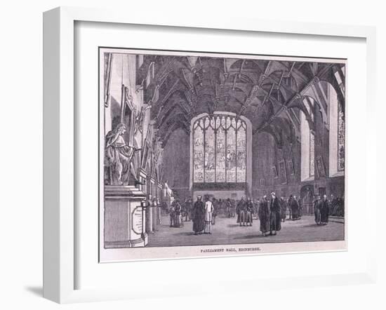 Parliament Hall, Edinburgh-John Fulleylove-Framed Giclee Print