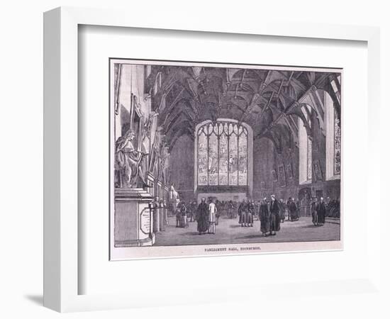 Parliament Hall, Edinburgh-John Fulleylove-Framed Giclee Print