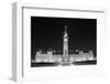 Parliament Hill Building at Night in Black and White in Ottawa, Canada-Songquan Deng-Framed Photographic Print