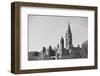 Parliament Hill Building in Black and White in Ottawa, Canada-Songquan Deng-Framed Photographic Print