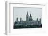 Parliament Hill Building in Black and White in Ottawa, Canada-Songquan Deng-Framed Photographic Print