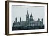 Parliament Hill Building in Black and White in Ottawa, Canada-Songquan Deng-Framed Photographic Print