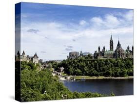 Parliament Hill, Ottawa, Ontario Province, Canada, North America-De Mann Jean-Pierre-Stretched Canvas