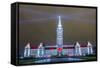 Parliament Hill Sound and Light Show Mosaika-Michael-Framed Stretched Canvas