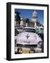 Parliament House and 1950s American Cars, Havana, Cuba, West Indies, Central America-D H Webster-Framed Photographic Print