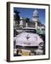 Parliament House and 1950s American Cars, Havana, Cuba, West Indies, Central America-D H Webster-Framed Photographic Print