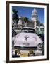 Parliament House and 1950s American Cars, Havana, Cuba, West Indies, Central America-D H Webster-Framed Photographic Print