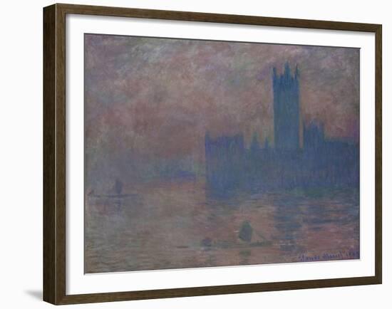 Parliament. London-Claude Monet-Framed Giclee Print