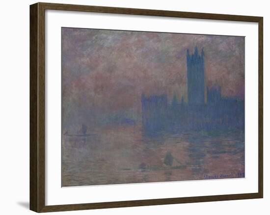 Parliament. London-Claude Monet-Framed Giclee Print