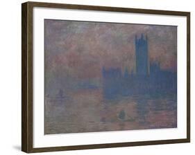 Parliament. London-Claude Monet-Framed Giclee Print