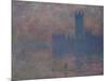 Parliament. London-Claude Monet-Mounted Giclee Print