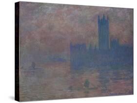 Parliament. London-Claude Monet-Stretched Canvas