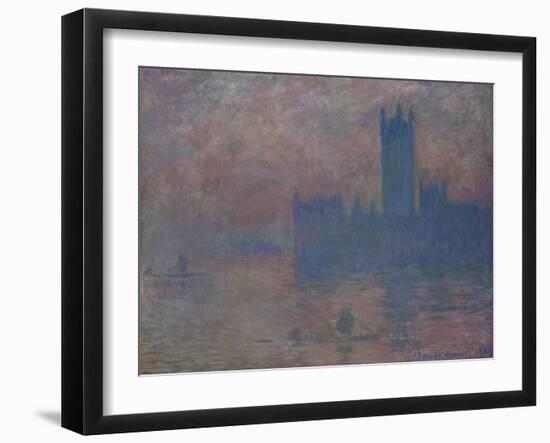 Parliament. London-Claude Monet-Framed Giclee Print