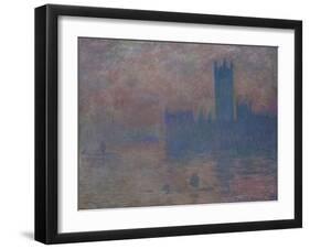 Parliament. London-Claude Monet-Framed Giclee Print