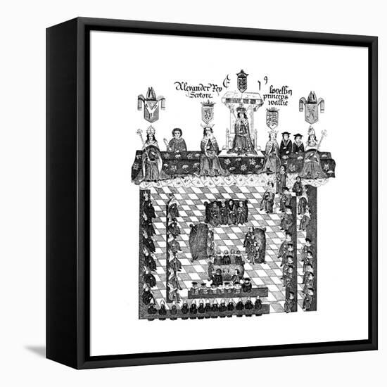 Parliament of Edward I, 13th Century-null-Framed Stretched Canvas