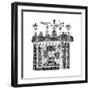 Parliament of Edward I, 13th Century-null-Framed Giclee Print