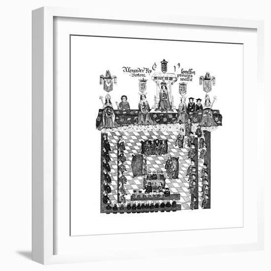 Parliament of Edward I, 13th Century-null-Framed Giclee Print