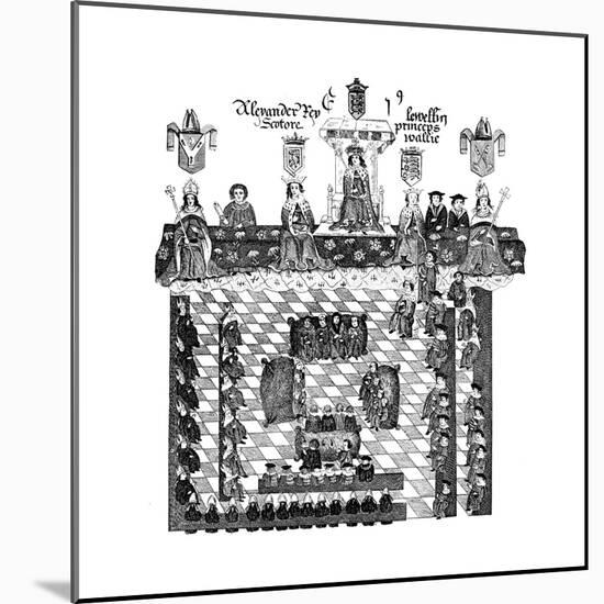 Parliament of Edward I, 13th Century-null-Mounted Giclee Print