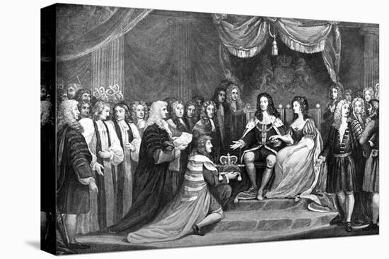 Parliament Offering the Crown to William and Mary, 1689-James Northcote-Stretched Canvas