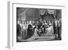 Parliament Offering the Crown to William and Mary, 1689-James Northcote-Framed Giclee Print