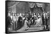 Parliament Offering the Crown to William and Mary, 1689-James Northcote-Framed Stretched Canvas