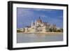 Parliament on the Banks of the River Danube, Budapest, Hungary, Europe-Michael Runkel-Framed Photographic Print