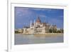 Parliament on the Banks of the River Danube, Budapest, Hungary, Europe-Michael Runkel-Framed Photographic Print