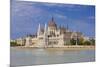 Parliament on the Banks of the River Danube, Budapest, Hungary, Europe-Michael Runkel-Mounted Photographic Print