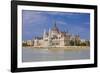 Parliament on the Banks of the River Danube, Budapest, Hungary, Europe-Michael Runkel-Framed Photographic Print