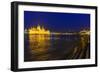 Parliament on the Danube, Mountain Gellert, Castle Palace and Fishermans, Hungarians, Budapest-Volker Preusser-Framed Photographic Print