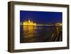 Parliament on the Danube, Mountain Gellert, Castle Palace and Fishermans, Hungarians, Budapest-Volker Preusser-Framed Photographic Print