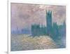 Parliament, Reflections on the Thames-Claude Monet-Framed Giclee Print