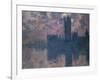 Parliament, Sunset, 1902-Claude Monet-Framed Giclee Print