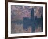 Parliament, Sunset, 1902-Claude Monet-Framed Giclee Print