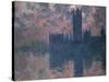 Parliament, Sunset, 1902-Claude Monet-Stretched Canvas