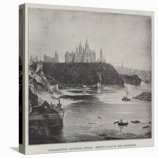 Parliamentary Buildings, Ottawa, Meeting Place of the Conference-null-Stretched Canvas