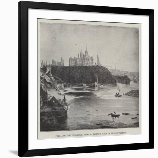 Parliamentary Buildings, Ottawa, Meeting Place of the Conference-null-Framed Giclee Print