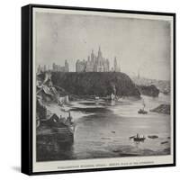 Parliamentary Buildings, Ottawa, Meeting Place of the Conference-null-Framed Stretched Canvas