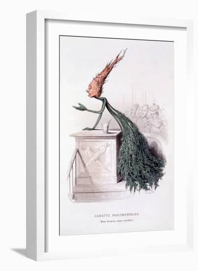 Parliamentary Carrot, Illustration from 'L'Empire Des Legumes Memoires De Curcubitus', Published…-Amedee Varin-Framed Giclee Print