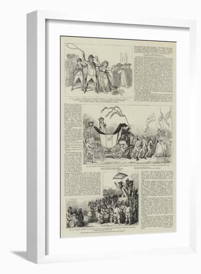 Parliamentary Elections and Electioneering in the Old Days-null-Framed Giclee Print