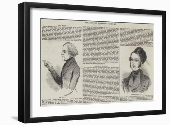 Parliamentary Portraits-null-Framed Giclee Print