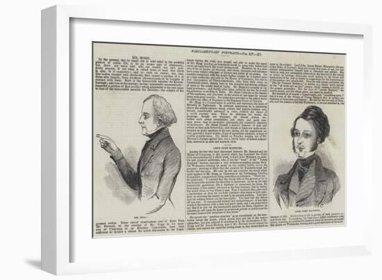 Parliamentary Portraits-null-Framed Giclee Print