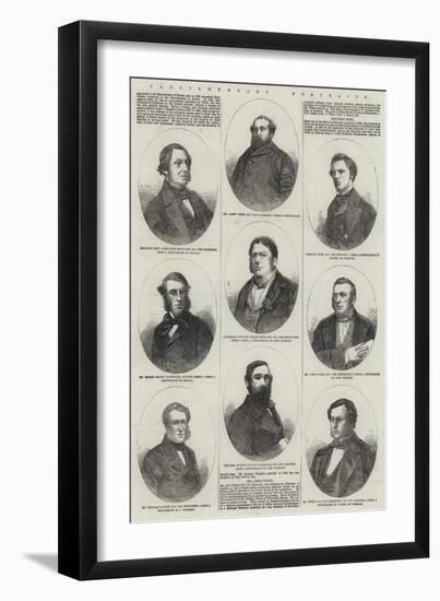 Parliamentary Portraits-null-Framed Giclee Print