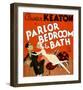 Parlor, Bedroom and Bath, Buster Keaton, Charlotte Greenwood, 1931-null-Framed Premium Giclee Print