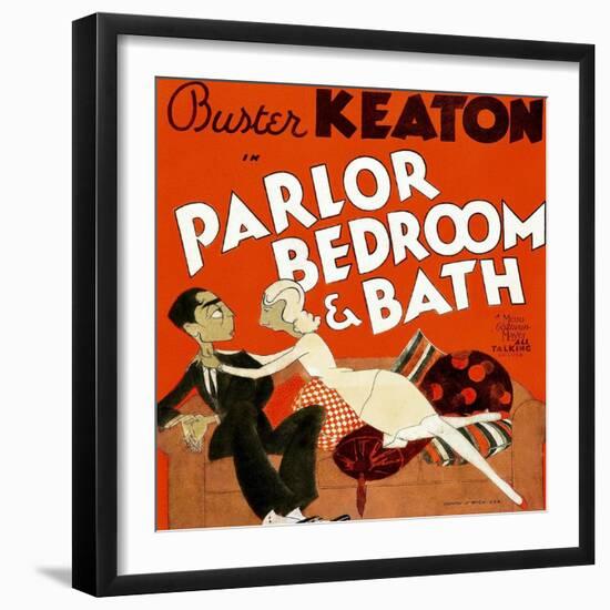 Parlor, Bedroom and Bath, Buster Keaton, Charlotte Greenwood, 1931-null-Framed Art Print