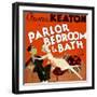 Parlor, Bedroom and Bath, Buster Keaton, Charlotte Greenwood, 1931-null-Framed Art Print