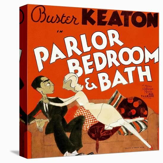 Parlor, Bedroom and Bath, Buster Keaton, Charlotte Greenwood, 1931-null-Stretched Canvas