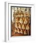 Parma Hams on Curing Racks, Near Pavullo, Emilia-Romagna, Italy-Ian Griffiths-Framed Photographic Print